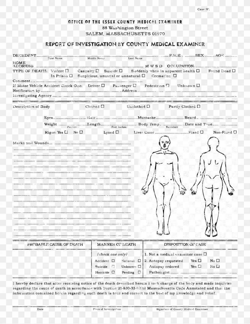 Template Autopsy Microsoft Word Report Résumé, Png Within Coroner's Report Template