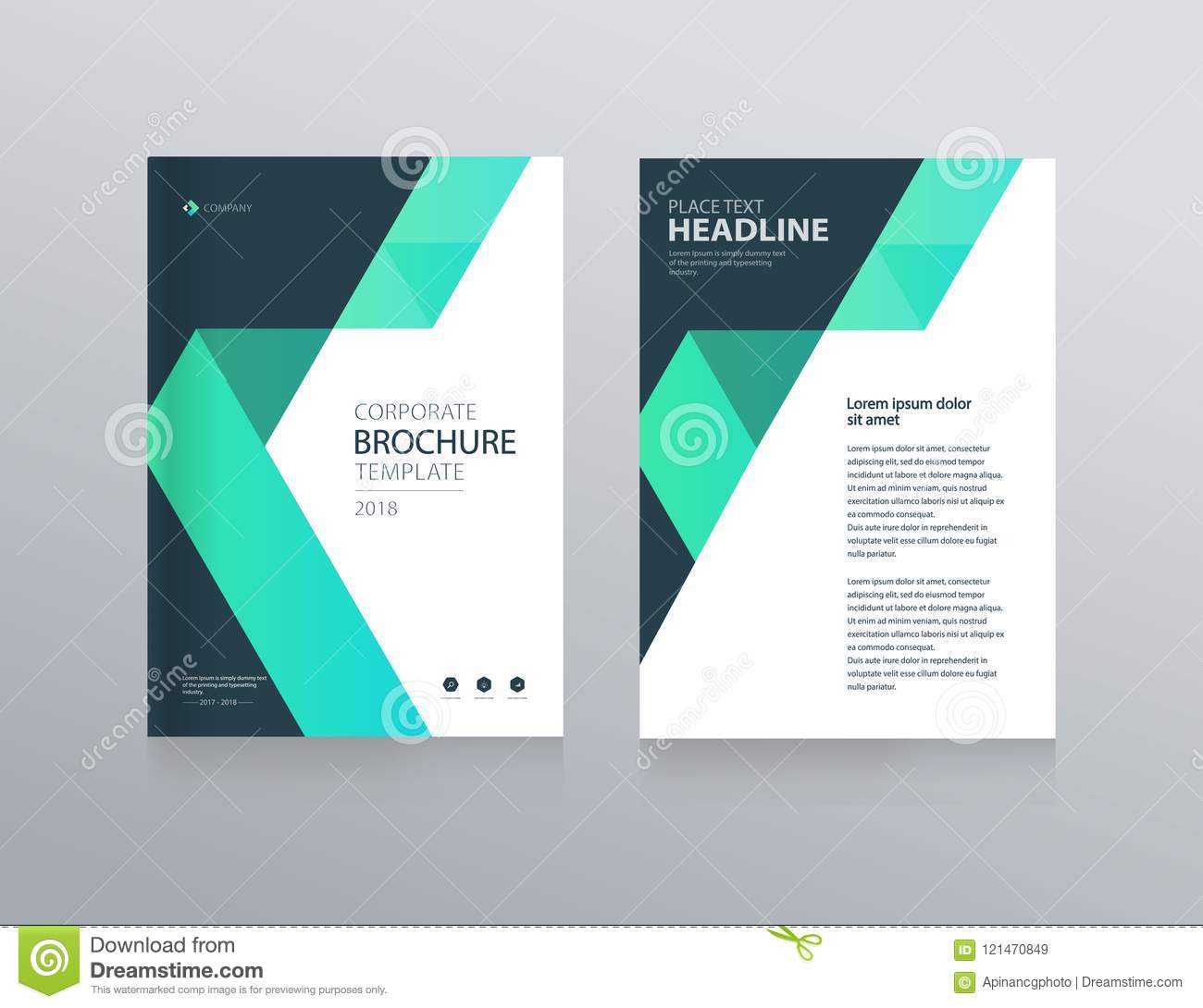 Template Layout Design With Cover Page For Company Profile In Cover Page For Annual Report Template