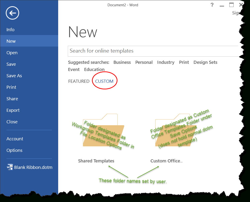 Templates In Microsoft Word – One Of The Tutorials In The Regarding Where Are Word Templates Stored