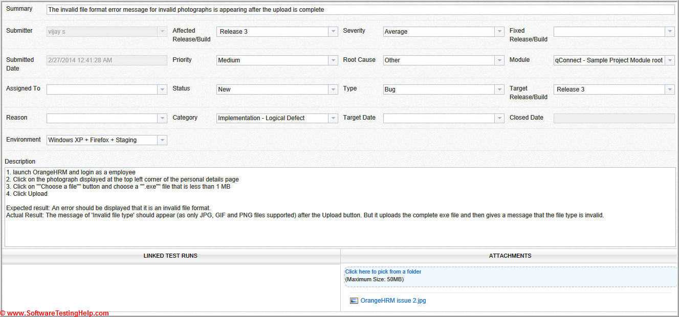 Test Format Template – Zohre.horizonconsulting.co Intended For Bug Report Template Xls