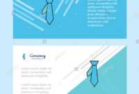 Tie Abstract Corporate Business Banner Template, Horizontal intended for Tie Banner Template