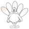 Turkey Clip Art Coloring Page, Picture #4554 Turkey Clip Art In Blank Turkey Template