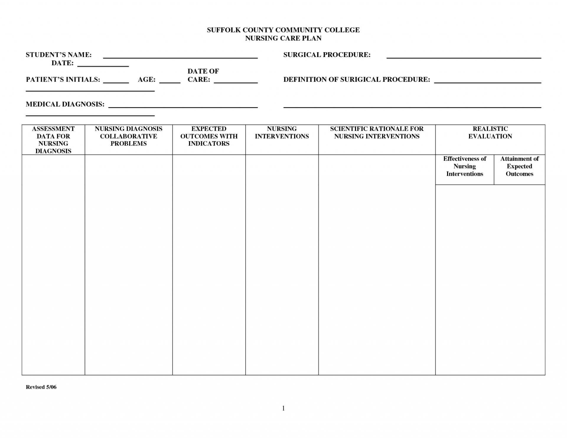 Unbelievable Nursing Care Plan Template Ideas Templates Free For Nursing Care Plan Template Word