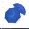 Vector 3D Realistic Render Blue Blank Umbrella Icon Set Regarding Blank Umbrella Template