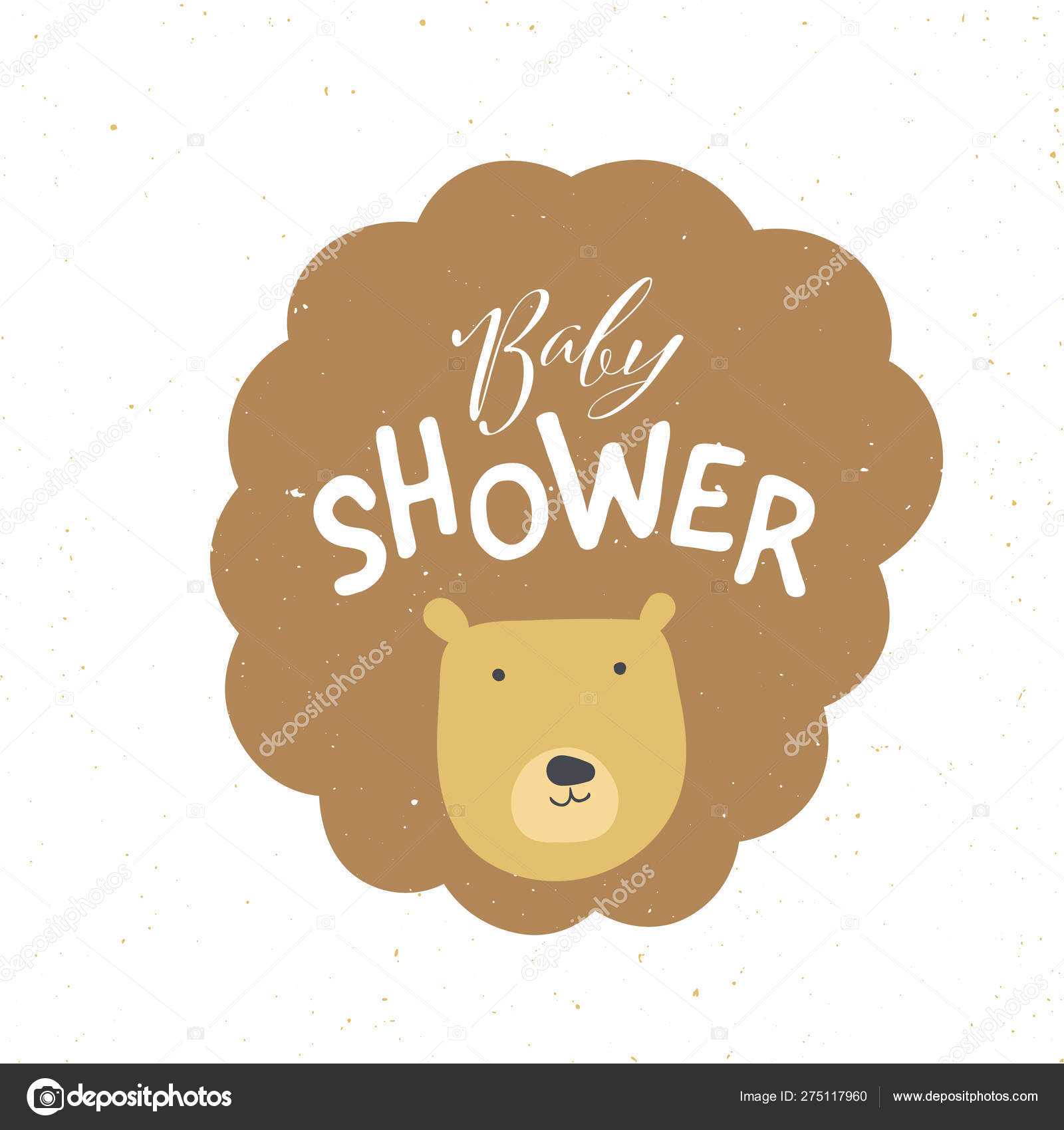Vector Baby Shower Banner Template. Scandinavian Design Inside Baby Shower Banner Template