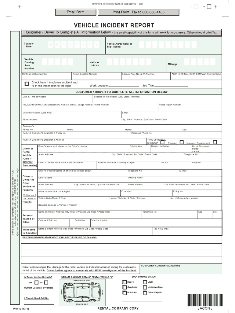 Vehicle Incident Report Form Template – Zohre Inside Motor Vehicle Accident Report Form Template