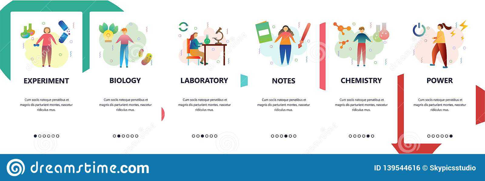 Web Site Onboarding Screens. Science Experiment. Chemistry In Science Fair Banner Template