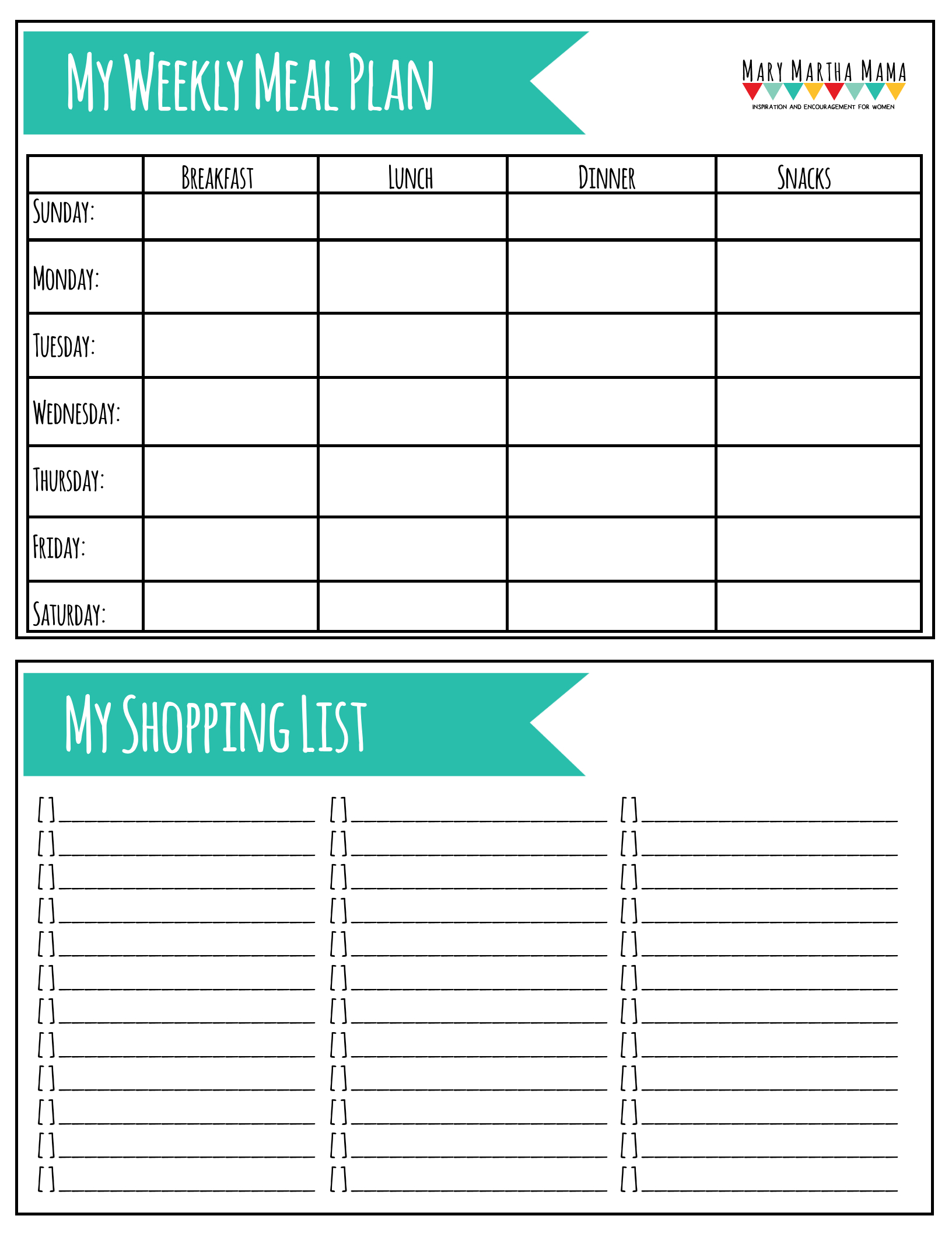 Weekly Meal Plan Worksheet – Zohre.horizonconsulting.co Pertaining To Blank Meal Plan Template