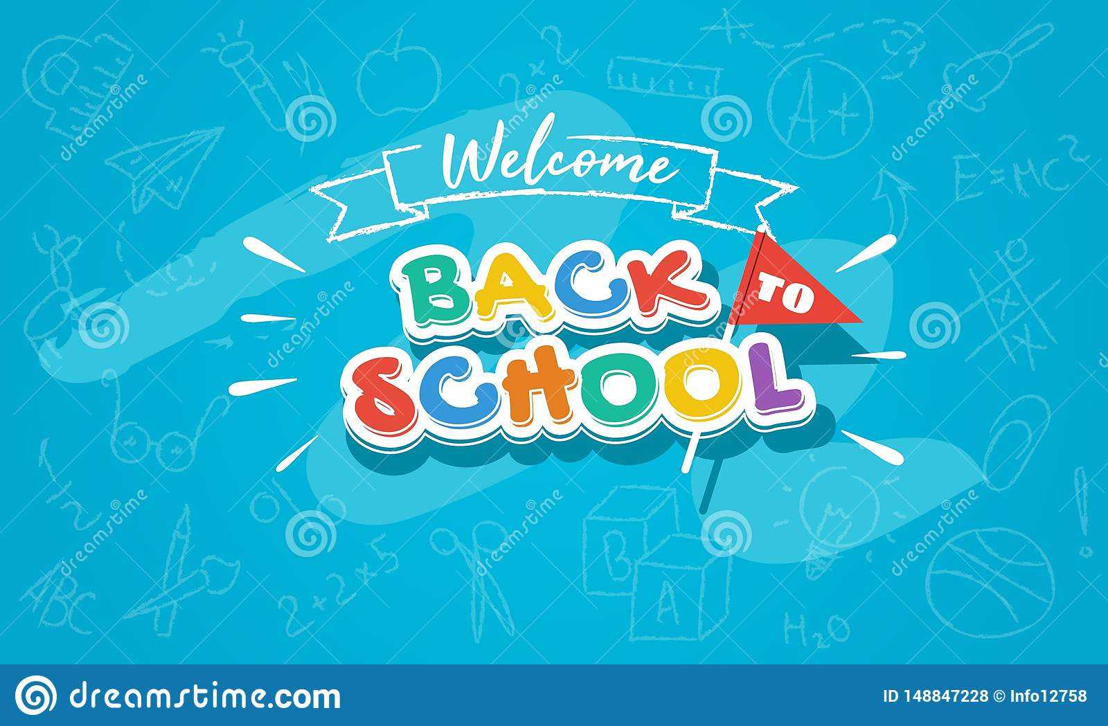 Welcome Back To School Colorful Banner Template For Web Inside Welcome Banner Template