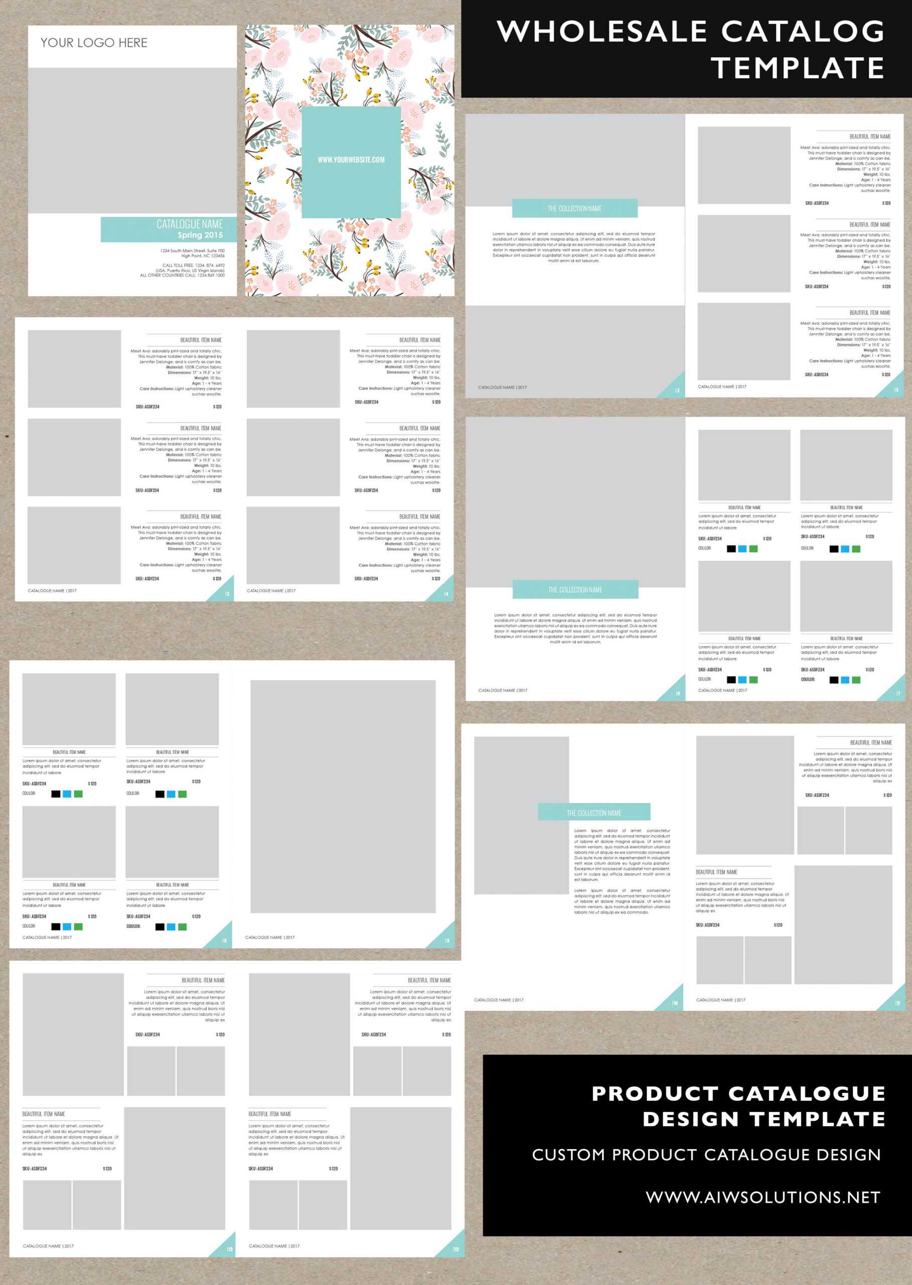 Wholesale Catalog Template Id05 With Catalogue Word Template