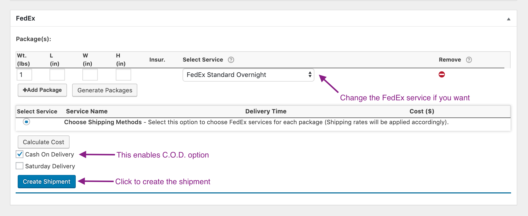 Woocommerce Fedex Shipment Tracking And Scheduling Pickups Within Fedex Label Template Word