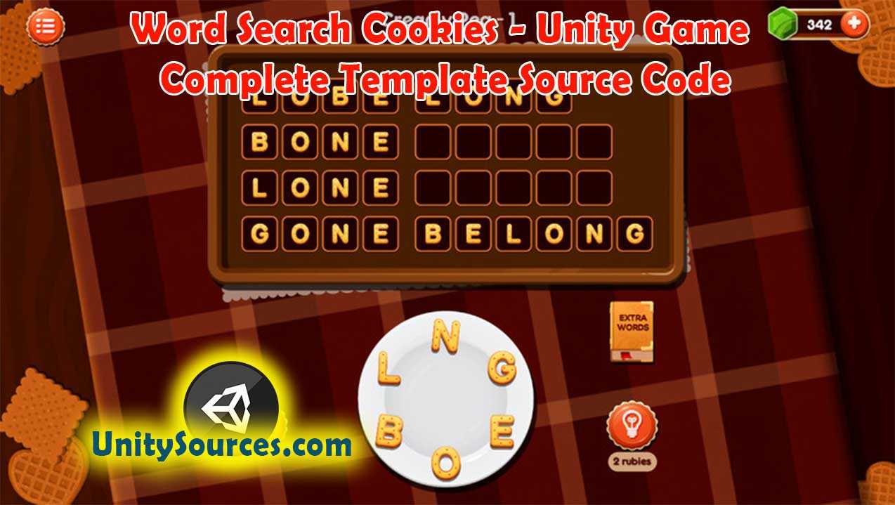 Word Search Cookies – Unity Game Complete Template Source Inside Word Sleuth Template