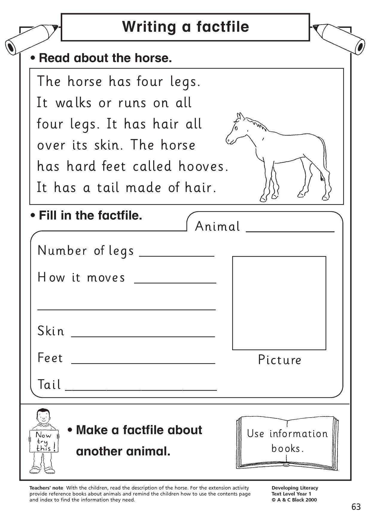 Writing Composition Resources For Fs, Ks1 And Ks2 – Teachit With Report Writing Template Ks1