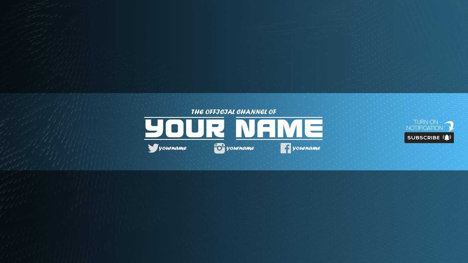 Zuhair Baloch: Free Youtube Banner Template #33 Download Now With Banner Template For Photoshop